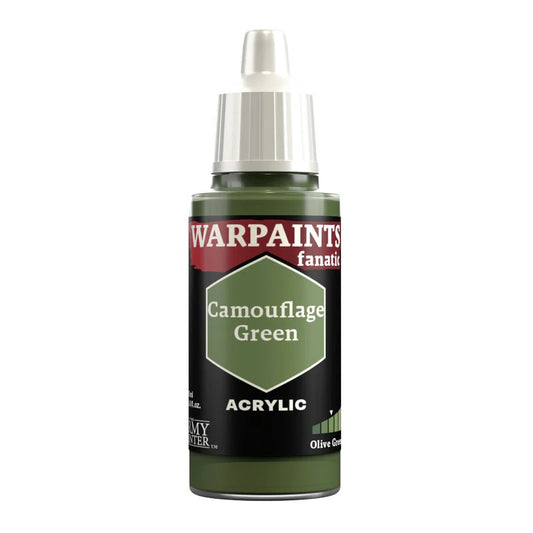 ARMY PAINTER: WARPAINTS FANATIC CAMOUFLAGE GREEN