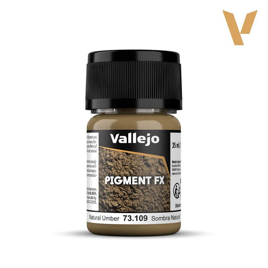 VALLEJO PIGMENTS: NATURAL UMBER (35 ML)