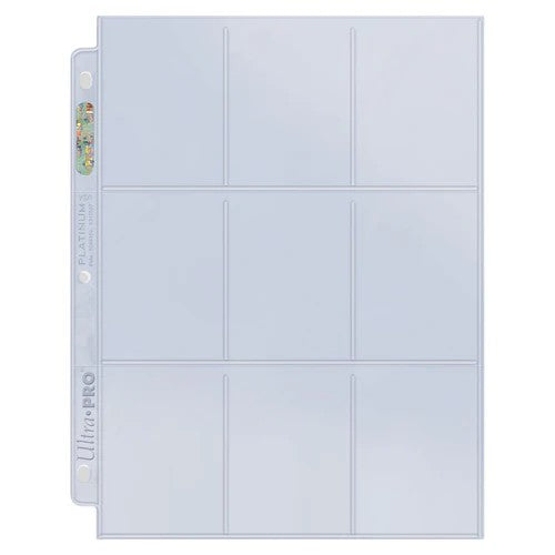 ULTRA PRO 9-POCKET PAGE, PLATINUM (1ST)