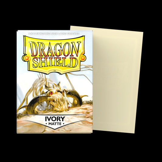 DRAGON SHIELD CARD SLEEVES STANDARD MATTE IVORY 100