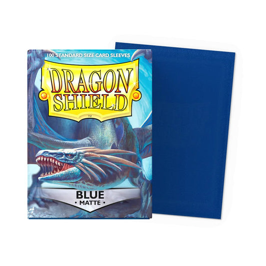 DRAGON SHIELD CARD SLEEVES STANDARD MATTE BLUE 100