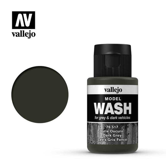 VALLEJO: MODEL WASH 35ML. DARK GREY WASH