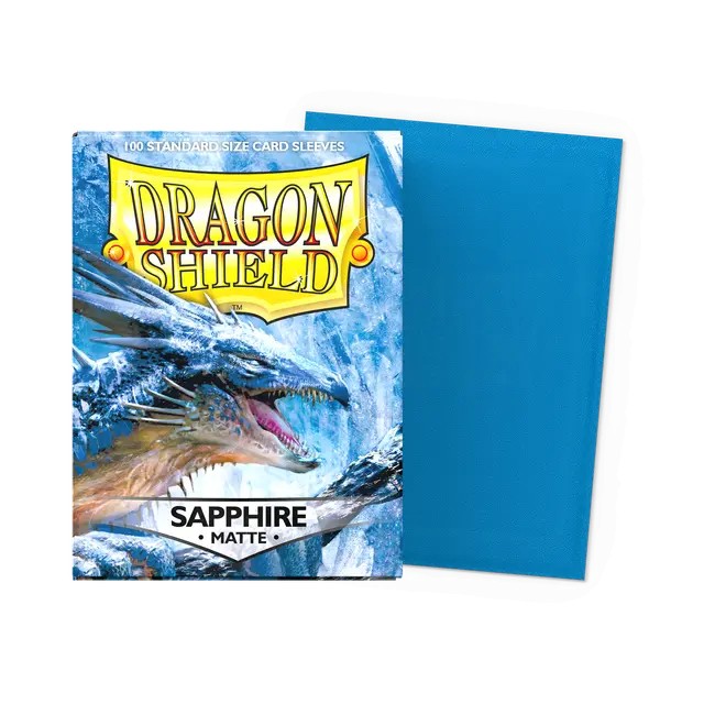 DRAGON SHIELD CARD SLEEVES STANDARD MATTE SAPPHIRE 100