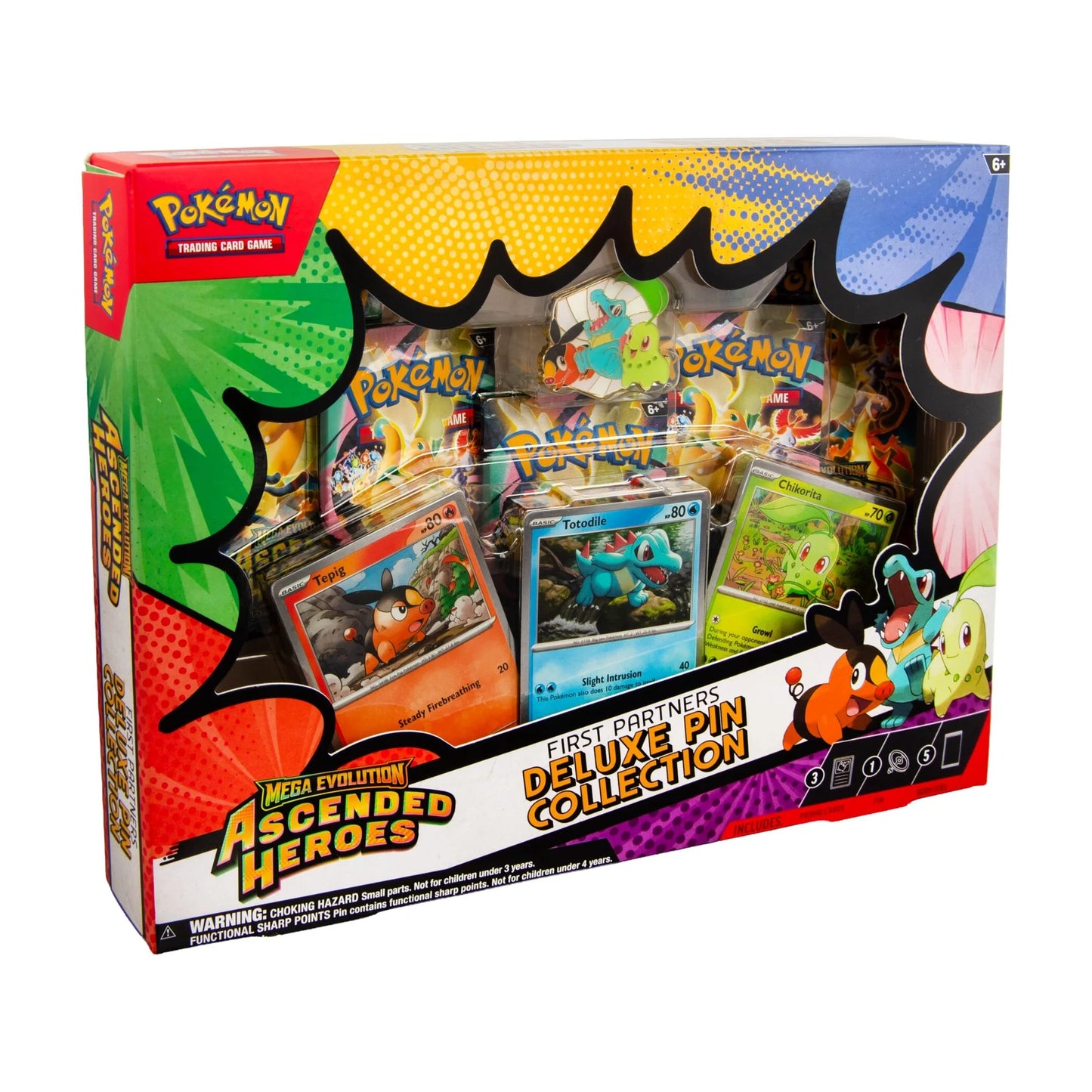 POKEMON TCG: MEGA EVOLUTION – ASCENDED HEROES FIRST PARTNERS DELUXE PIN COLLECTION