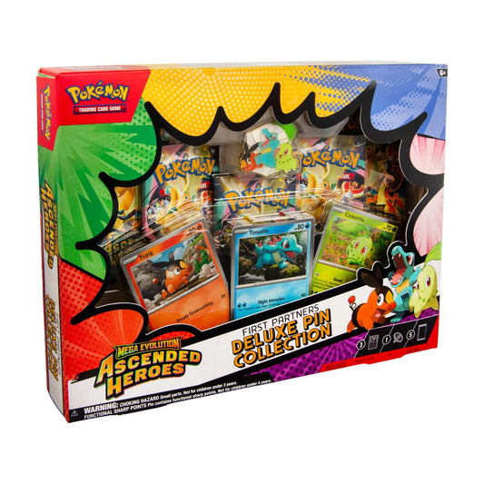 POKEMON TCG: MEGA EVOLUTION – ASCENDED HEROES FIRST PARTNERS DELUXE PIN COLLECTION