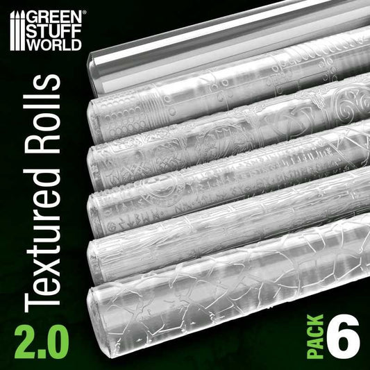 GREEN STUFF WORLD: TEXTURED ROLL PINS 2.0
