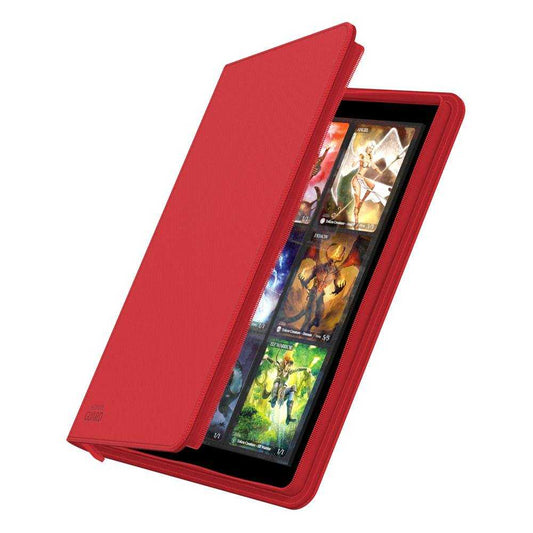 ULTIMATE GUARD : ZIPFOLIO 360 - 18-POCKET - XENOSKIN - RED