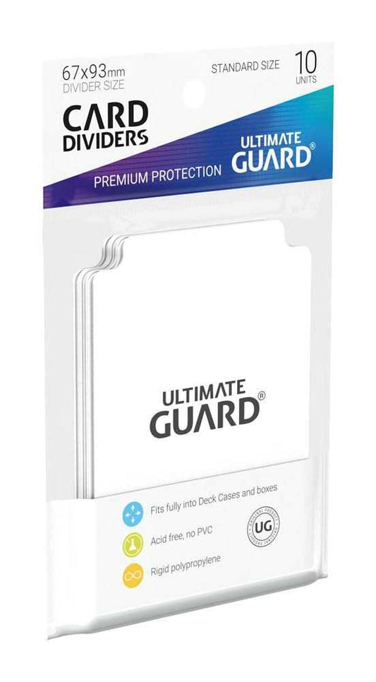 ULTIMATE GUARD CARD DIVIDERS WHITE