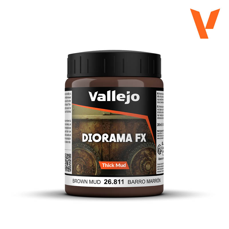 VALLEJO: BROWN MUD (200ML)