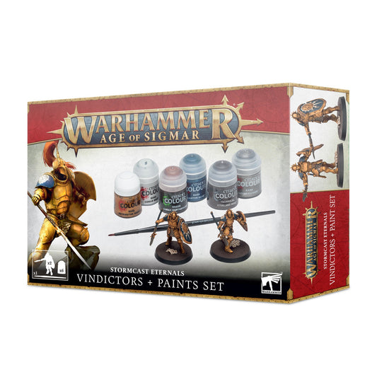 STORMCAST ETERNALS: VINDICTORS + PAINT SET