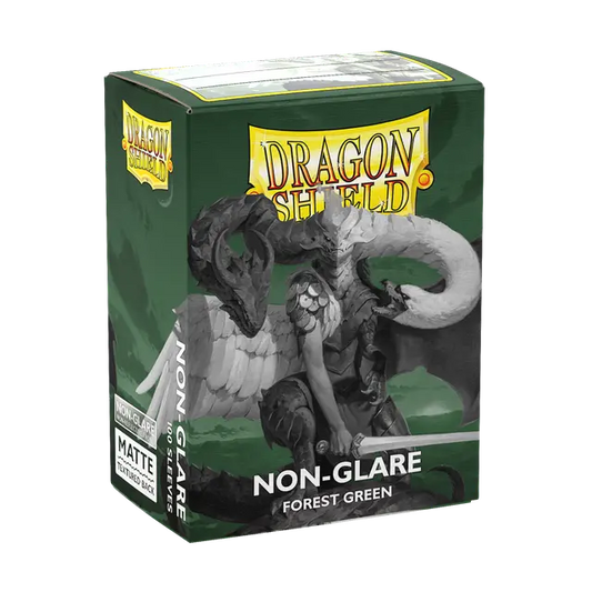 DRAGON SHIELD CARD SLEEVES: NON-GLARE FOREST GREEN