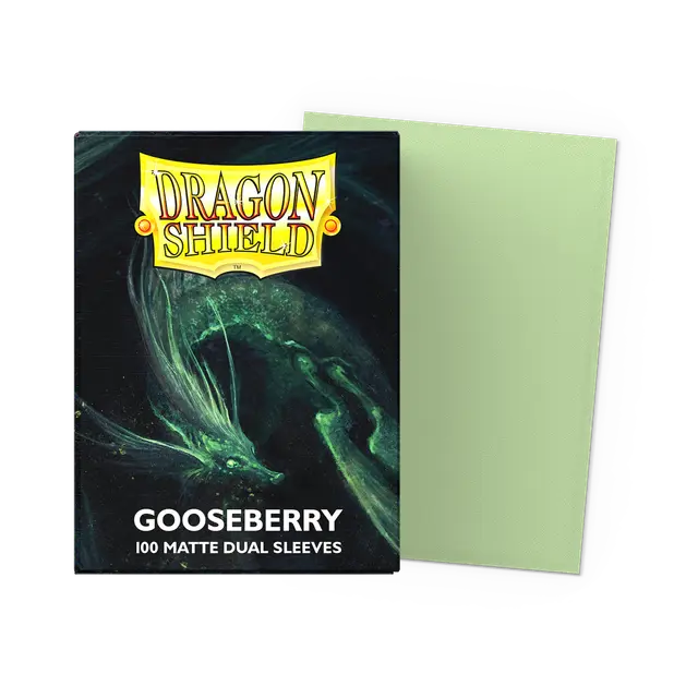 DRAGON SHIELD CARD SLEEVES STANDARD MATTE GOOSEBERRY 100