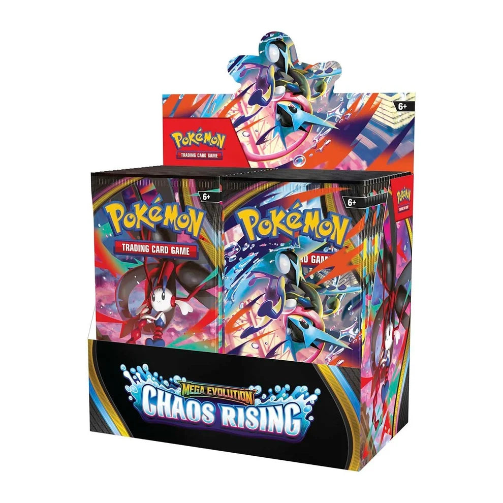 POKÉMON TCG: MEGA EVOLUTION – CHAOS RISING BOOSTER DISPLAY