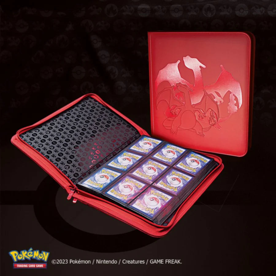 ULTRA PRO: ELITE SERIES: CHARIZARD 9-POCKET ZIPPERED PRO-BINDER® FOR POKEMON