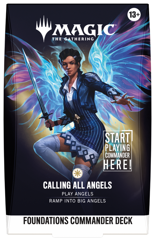 MAGIC: THE GATHERING - FOUNDATIONS COMMANDER DECK - CALLING ALL ANGELS