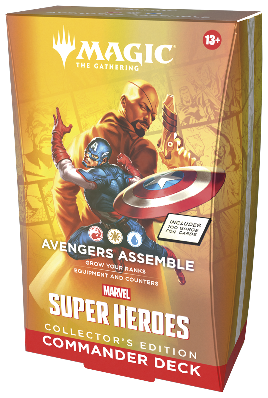 MAGIC: THE GATHERING - MARVEL SUPER HEROES COLLECTORS EDITION COMMANDER DECK - AVENGERS ASSEMBLE