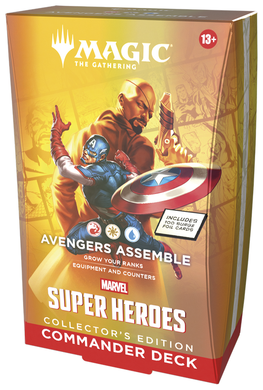 MAGIC: THE GATHERING - MARVEL SUPER HEROES COLLECTORS EDITION COMMANDER DECK - AVENGERS ASSEMBLE