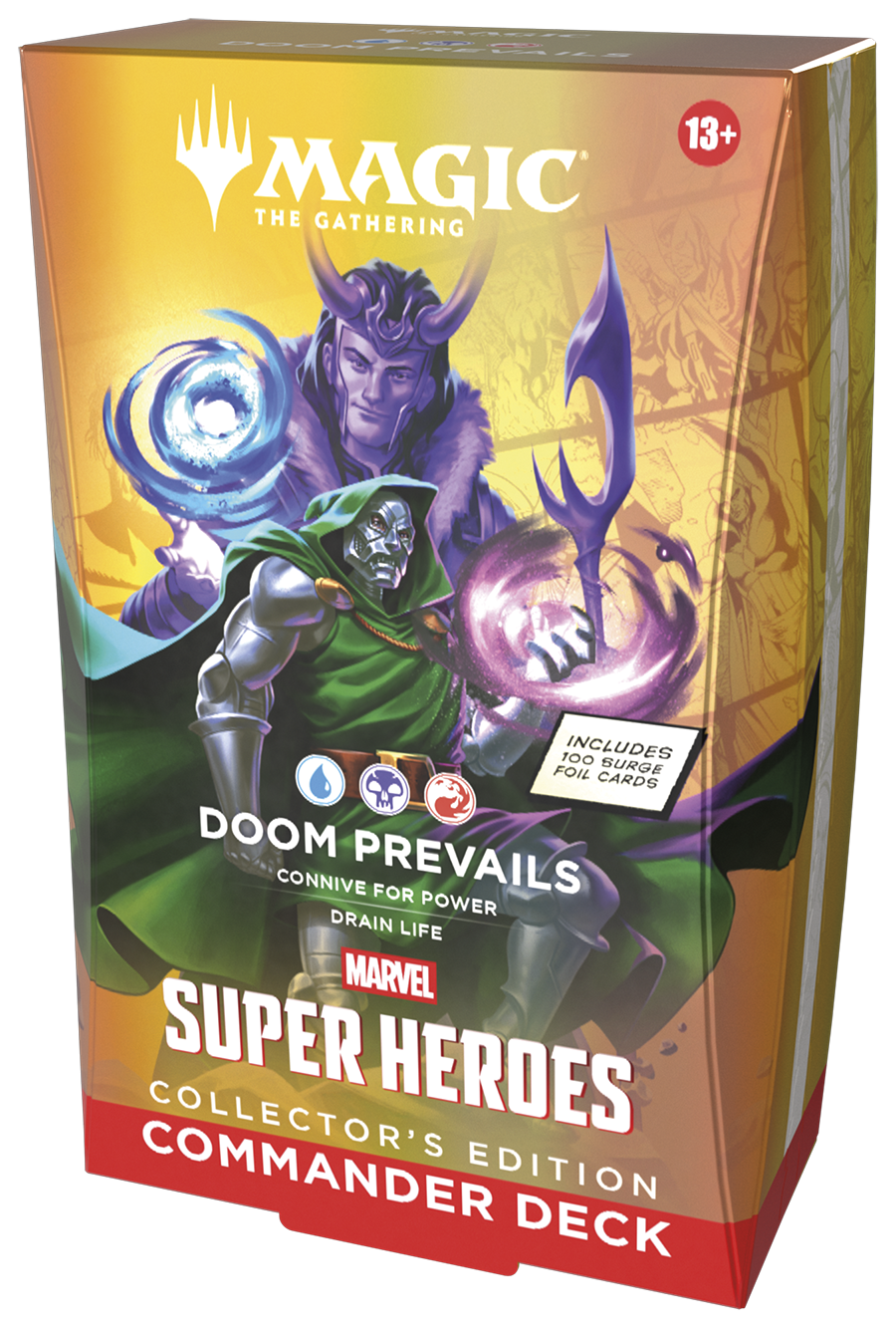 MAGIC: THE GATHERING - MARVEL SUPER HEROES COLLECTORS EDITION COMMANDER DECK - DOOM PREVAILS