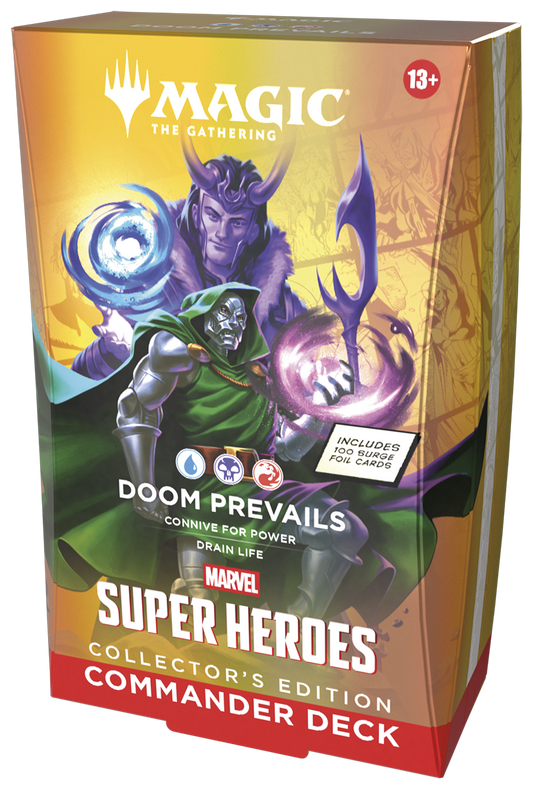 MAGIC: THE GATHERING - MARVEL SUPER HEROES COLLECTORS EDITION COMMANDER DECK - DOOM PREVAILS