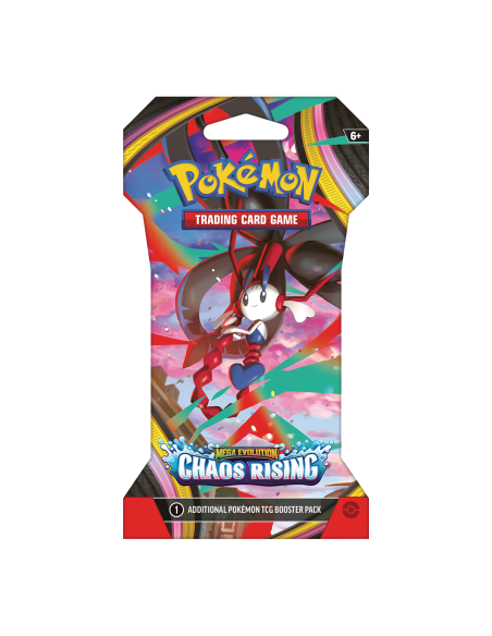 POKEMON TCG: MEGA EVOLUTION – CHAOS RISING SLEEVED BOOSTER PACK