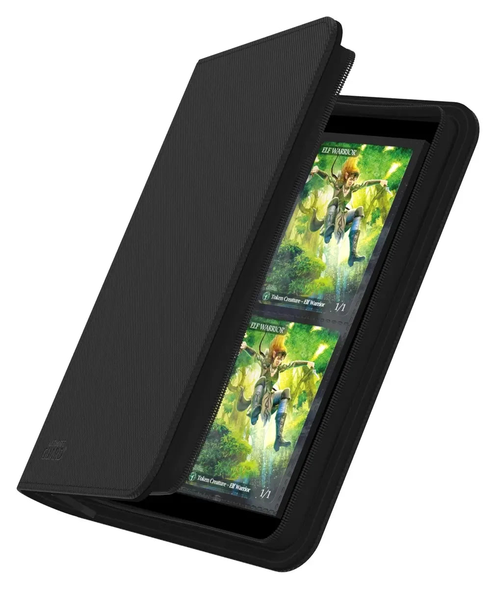 ULTIMATE GUARD ZIPFOLIO 160 8-POCKET XENOSKIN - BLACK