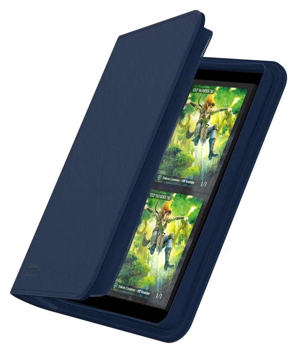 ULTIMATE GUARD ZIPFOLIO 160 8-POCKET XENOSKIN - BLUE