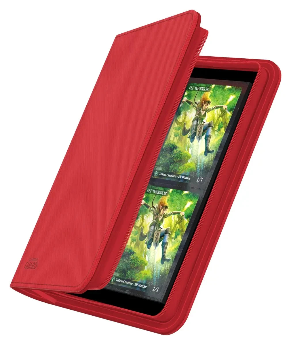 ULTIMATE GUARD ZIPFOLIO 160 8-POCKET XENOSKIN - RED