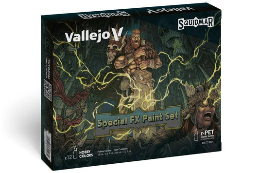 SQUIDMAR VALLEJO SPECIAL FX PAINT SET (12×18ML)