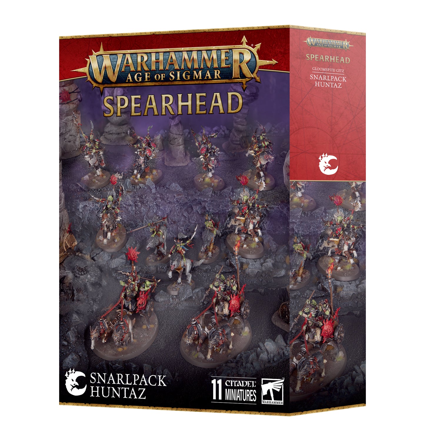 SPEARHEAD: GLOOMSPITE GITZ: SNARLPACK HUNTAZ