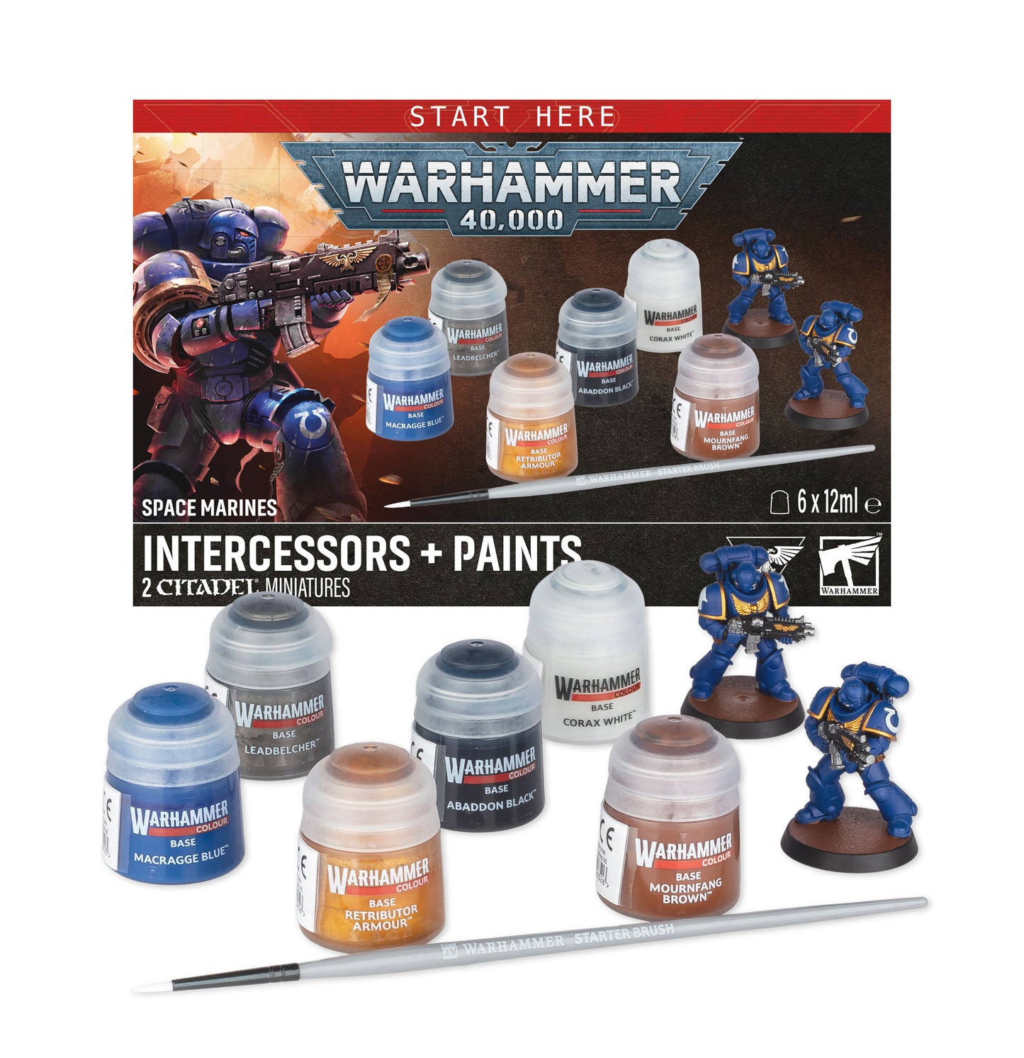 SPACE MARINES + PAINTS