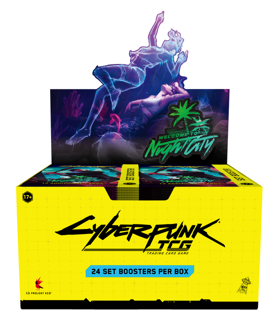 CYBERPUNK TCG - WELCOME TO NIGHT CITY BOOSTER DISPLAY (24 PACKS)