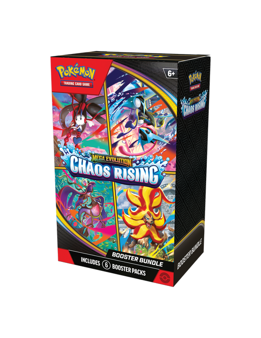 POKEMON TCG: MEGA EVOLUTION – CHAOS RISING BOOSTER BUNDLE