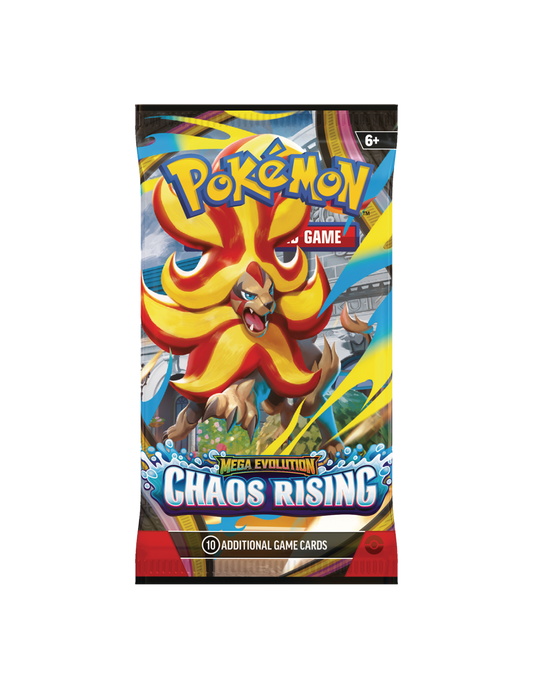 POKEMON TCG: MEGA EVOLUTION – CHAOS RISING BOOSTER PACK