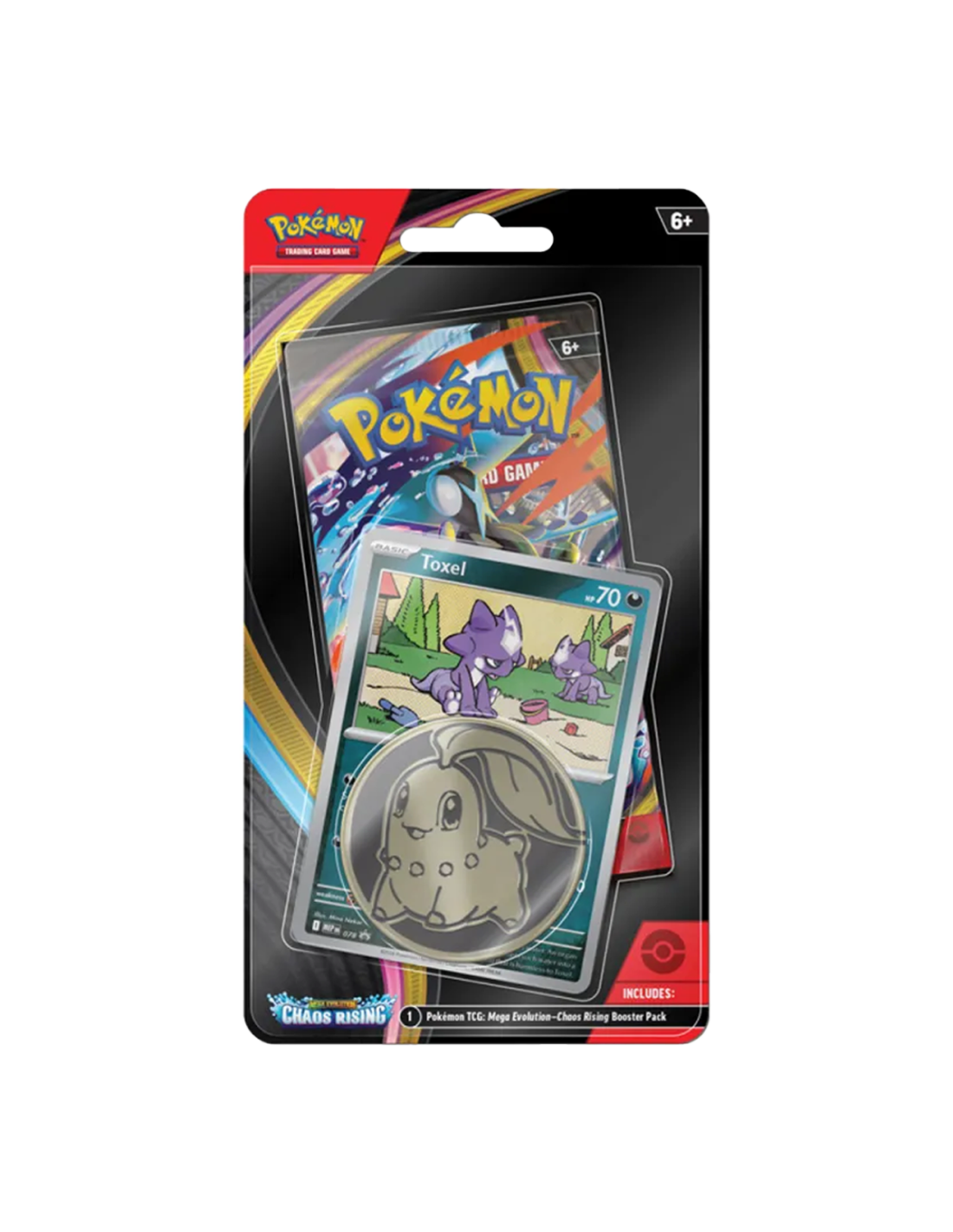 POKEMON TCG: MEGA EVOLUTION – CHAOS RISING CHECKLANE BLISTER