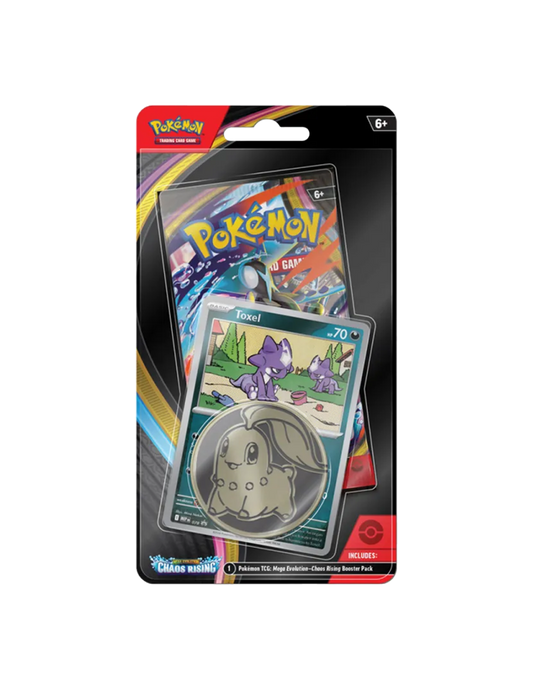 POKEMON TCG: MEGA EVOLUTION – CHAOS RISING CHECKLANE BLISTER
