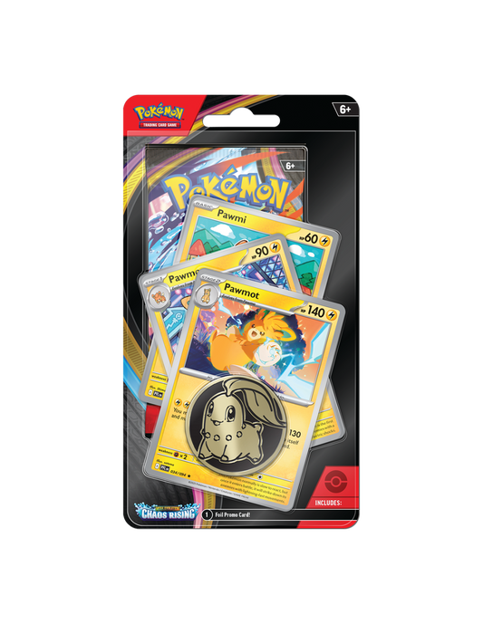 POKEMON TCG: MEGA EVOLUTION – CHAOS RISING PREMIUM CHECKLANE BLISTER