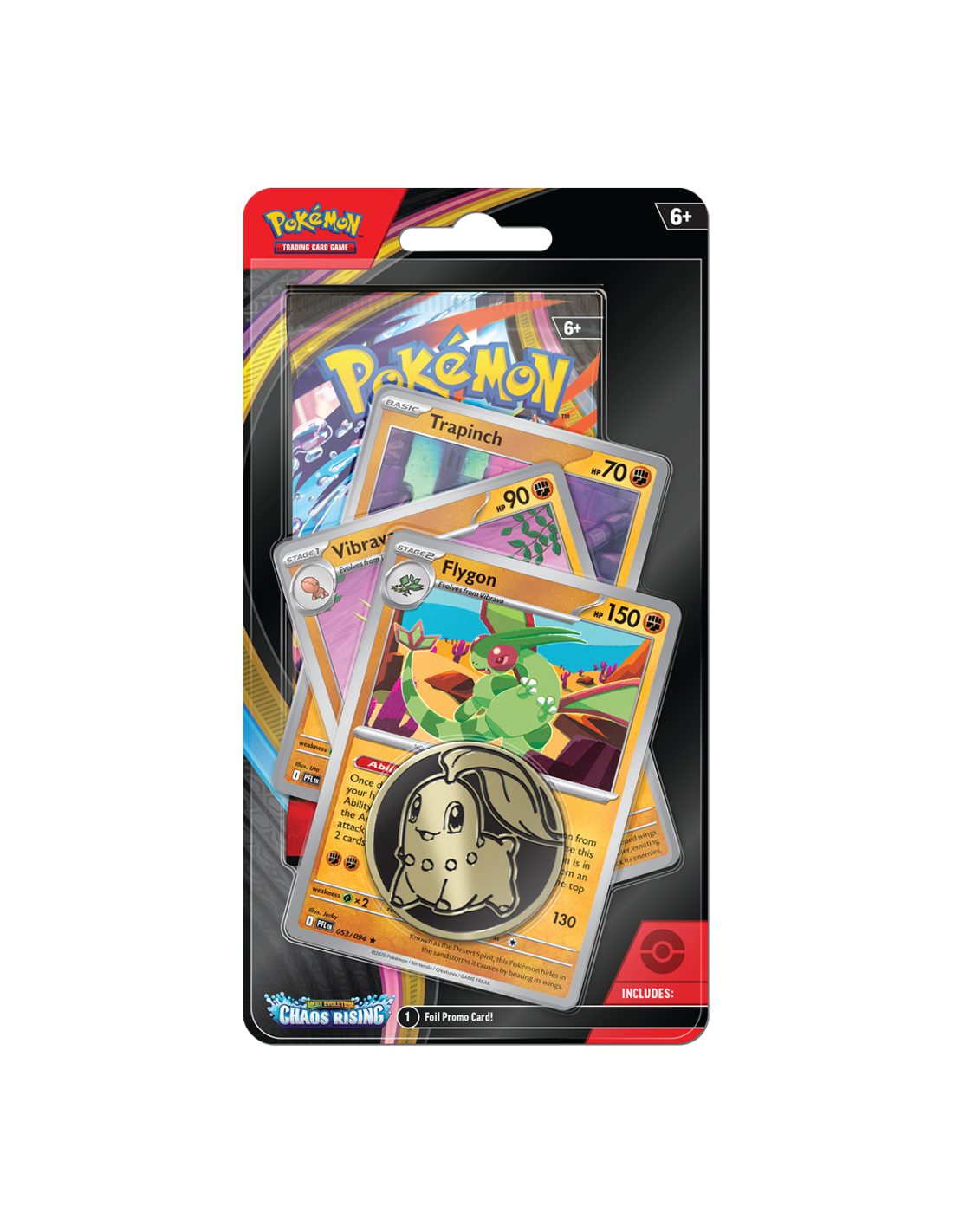 POKEMON TCG: MEGA EVOLUTION – CHAOS RISING PREMIUM CHECKLANE BLISTER
