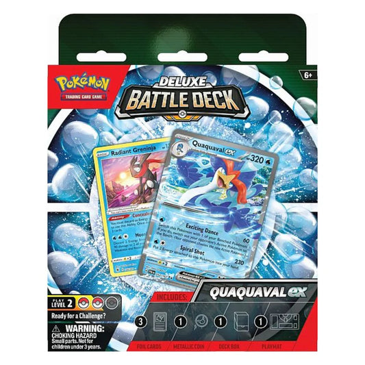 POKEMON TCG: QUAQUAVAL EX DELUXE BATTLE DECK