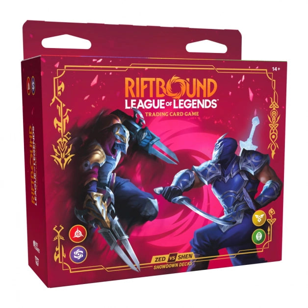 RIFTBOUND: LEAGUE OF LEGENDS TCG – VENDETTA SHOWDOWN DECKS: ZED VS SHEN